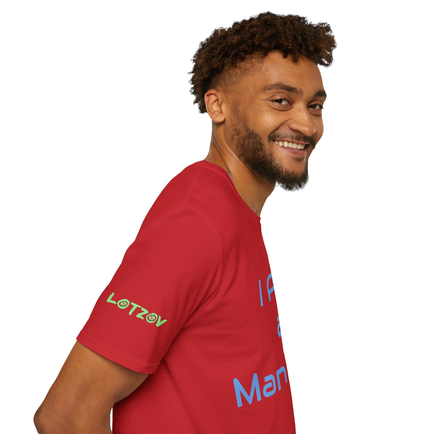 I am a Man who Radiates Positivity | Men's T-Shirt
