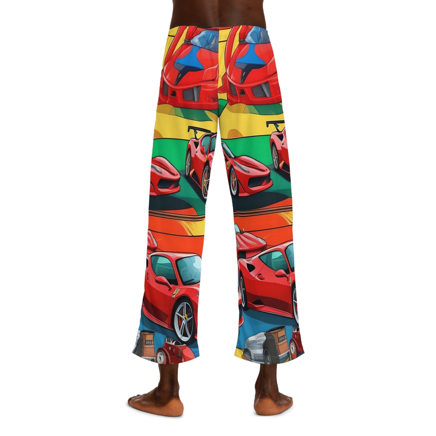 Red Ferrari (Anime) All Over Print) | Men's Pajama Pants