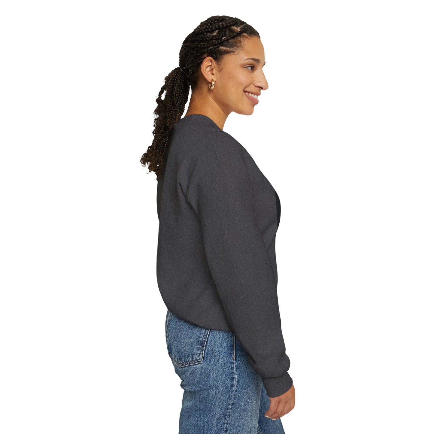 If U Don't Deal With It, It Will Deal With U | Unisex Sweatshirt with (LOTZOV) Logo left sleeve.