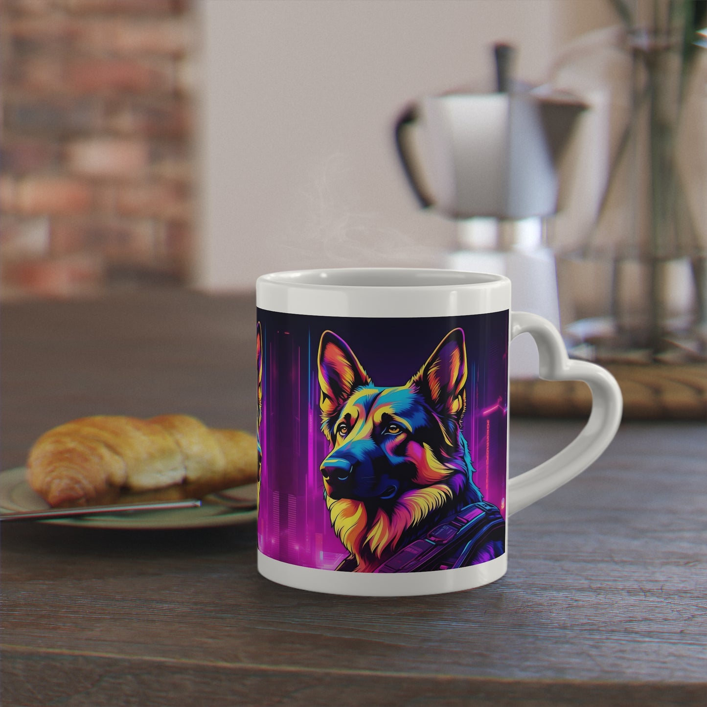 Neon Punk German Shepherd | Mug