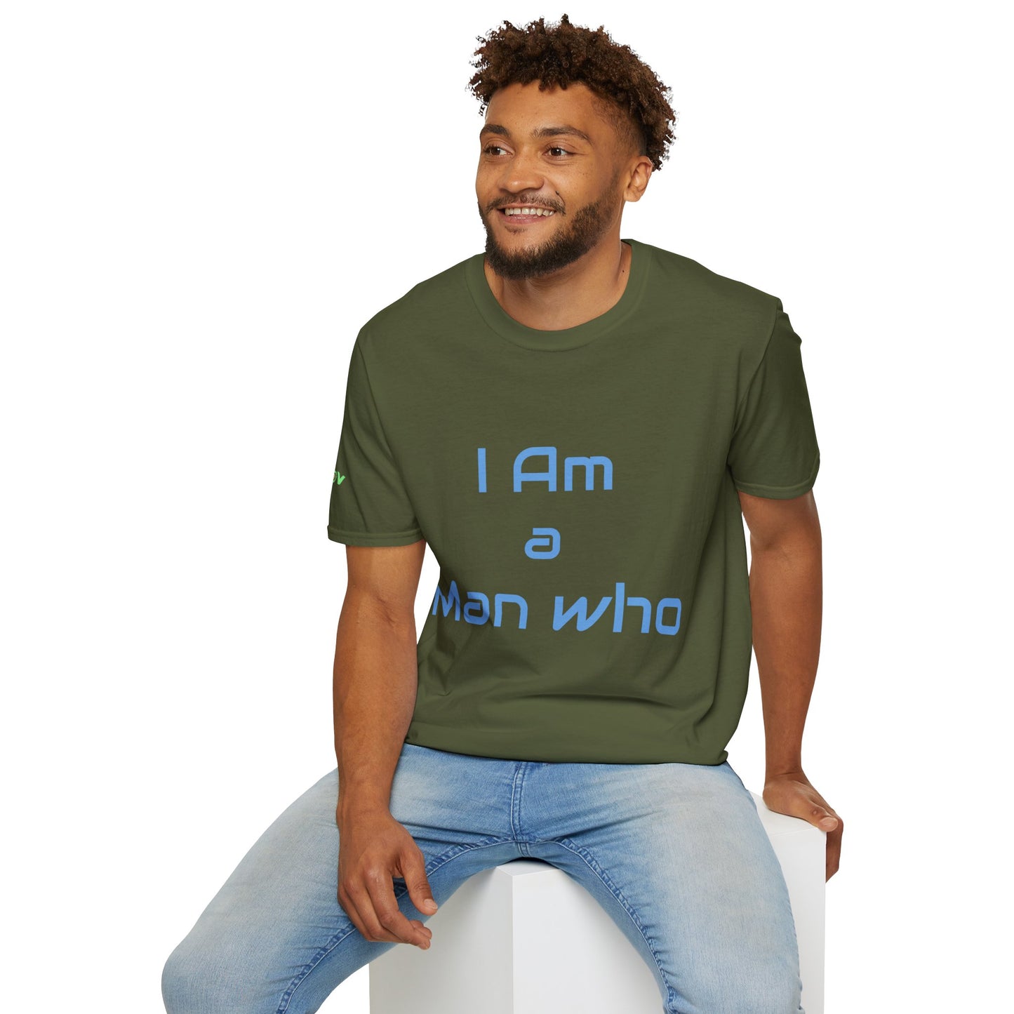 I am a Man who Radiates Positivity | Men's T-Shirt