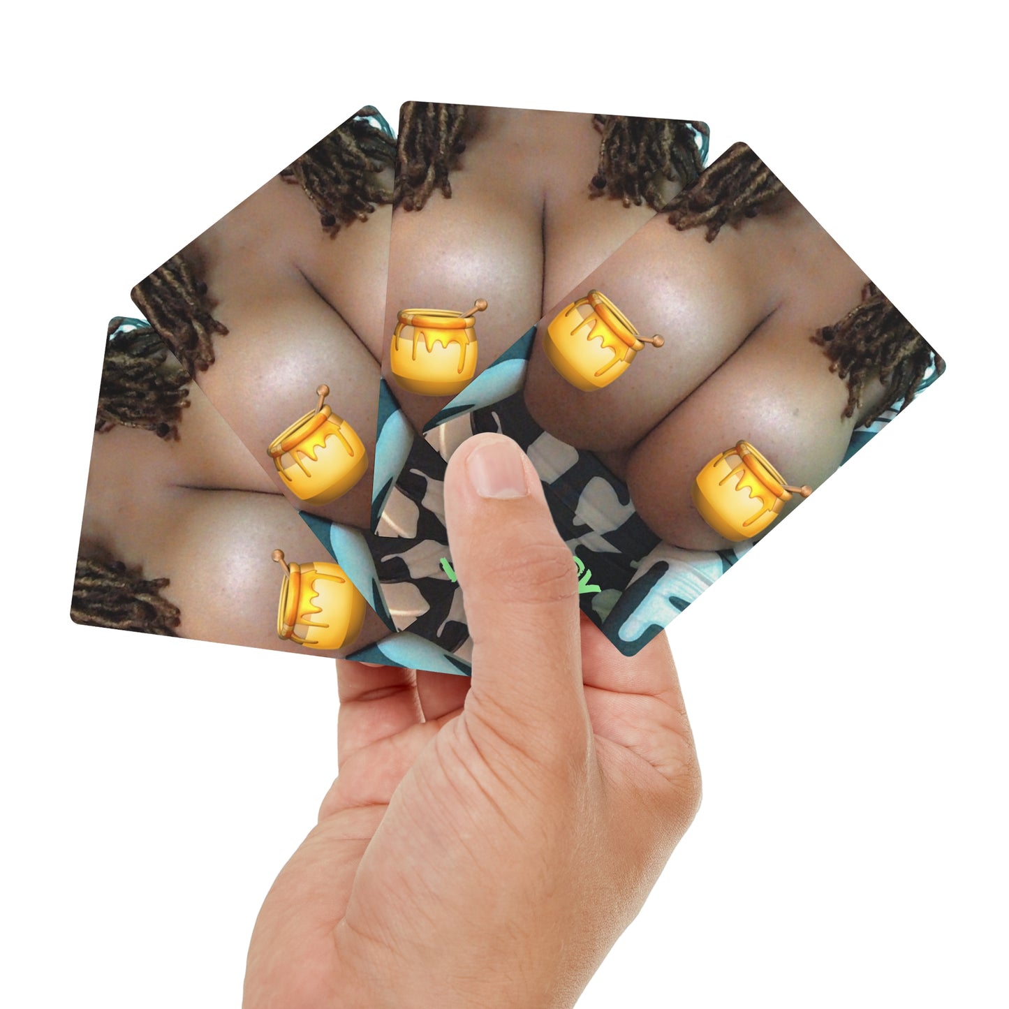 Busty-Licious (Honey) Nips | Poker Cards