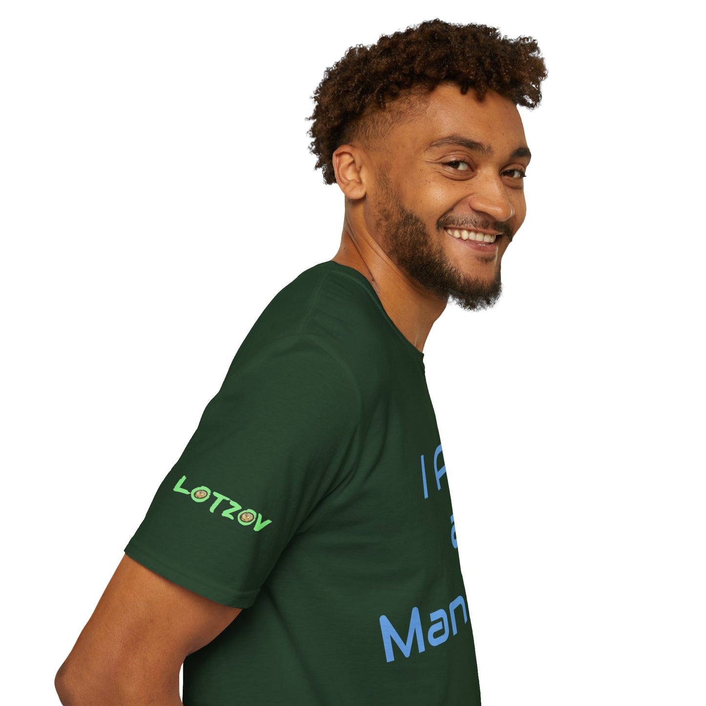 I am a Man who Radiates Positivity | Men's T-Shirt