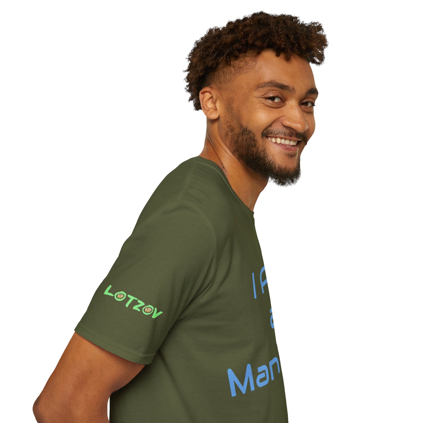 I am a Man who Radiates Positivity | Men's T-Shirt