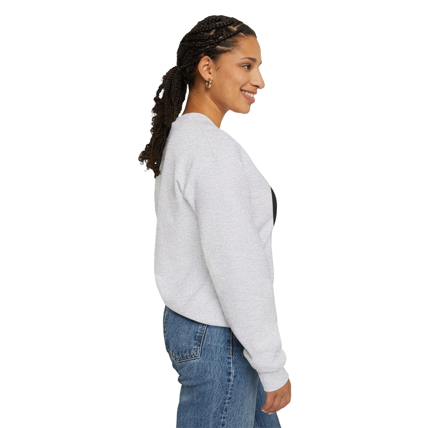 If U Don't Deal With It, It Will Deal With U | Unisex Sweatshirt with (LOTZOV) Logo left sleeve.