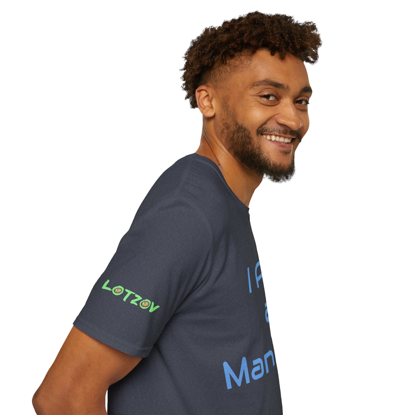 I am a Man who Radiates Positivity | Men's T-Shirt