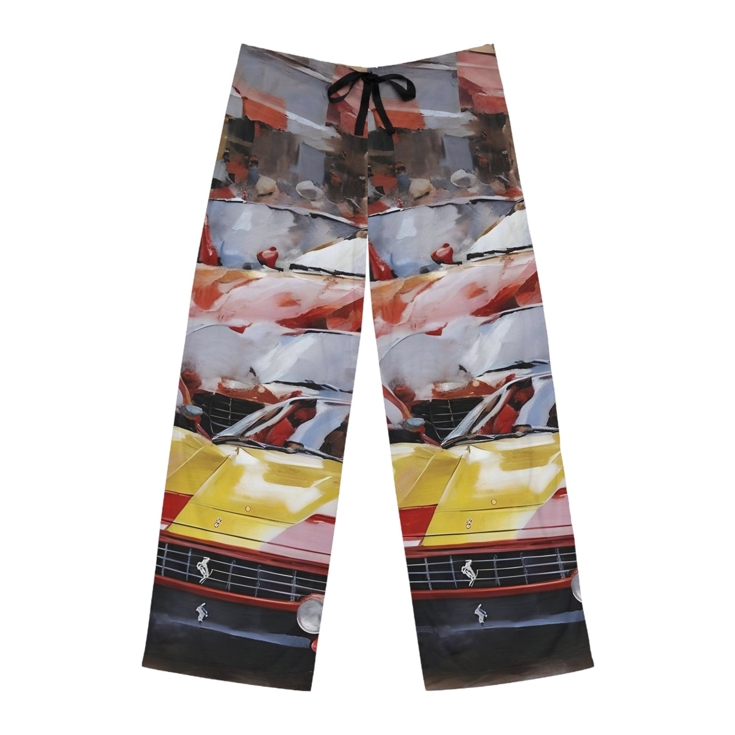 Ferrari Dreams (Art Oils) in Yellow | Men's Pajama Pants