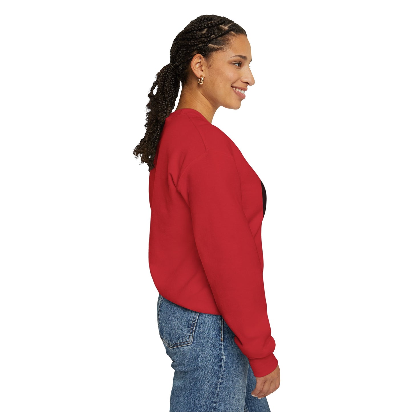 If U Don't Deal With It, It Will Deal With U | Unisex Sweatshirt with (LOTZOV) Logo left sleeve.