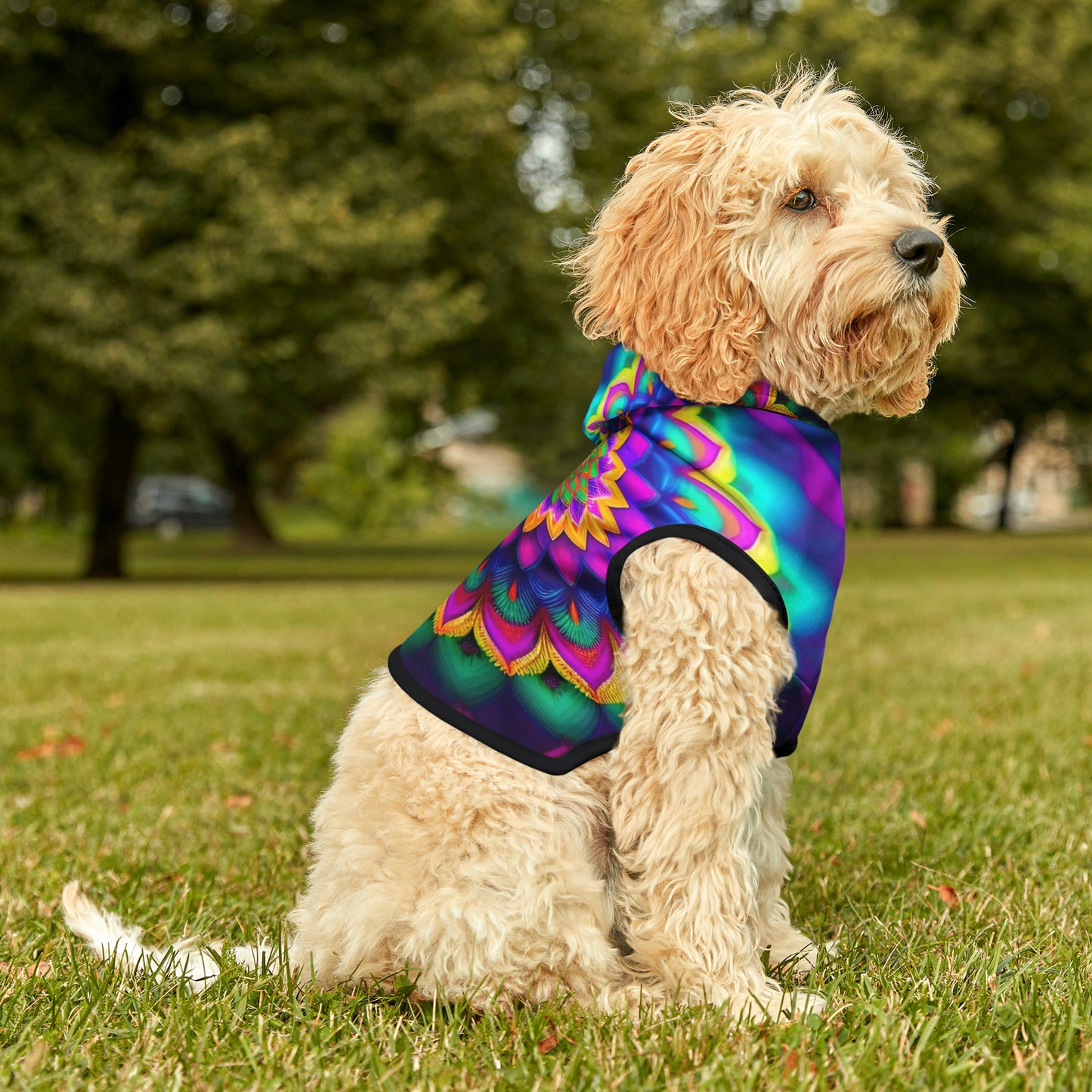 Rainbow Spiral | Pet Hoodie