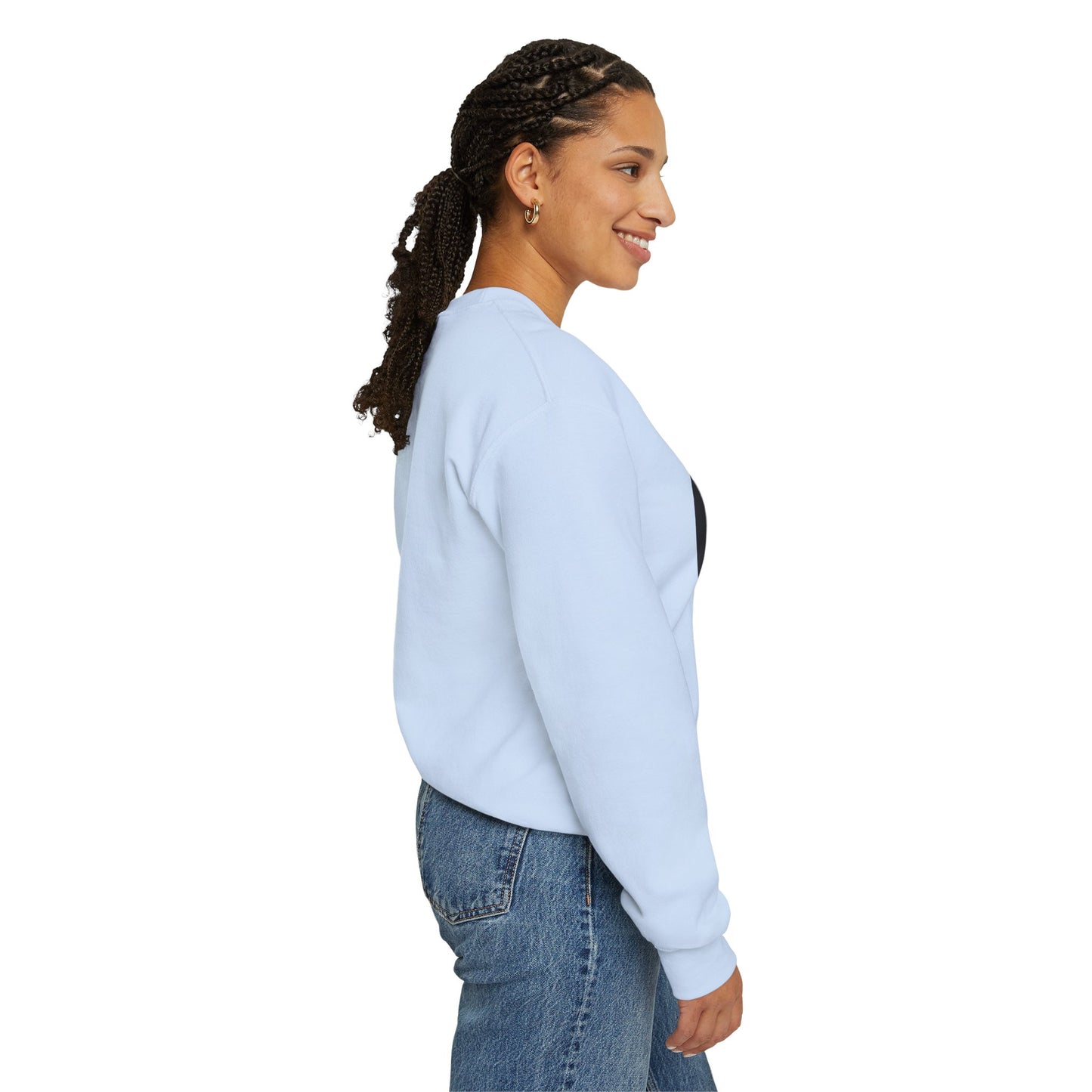 If U Don't Deal With It, It Will Deal With U | Unisex Sweatshirt with (LOTZOV) Logo left sleeve.