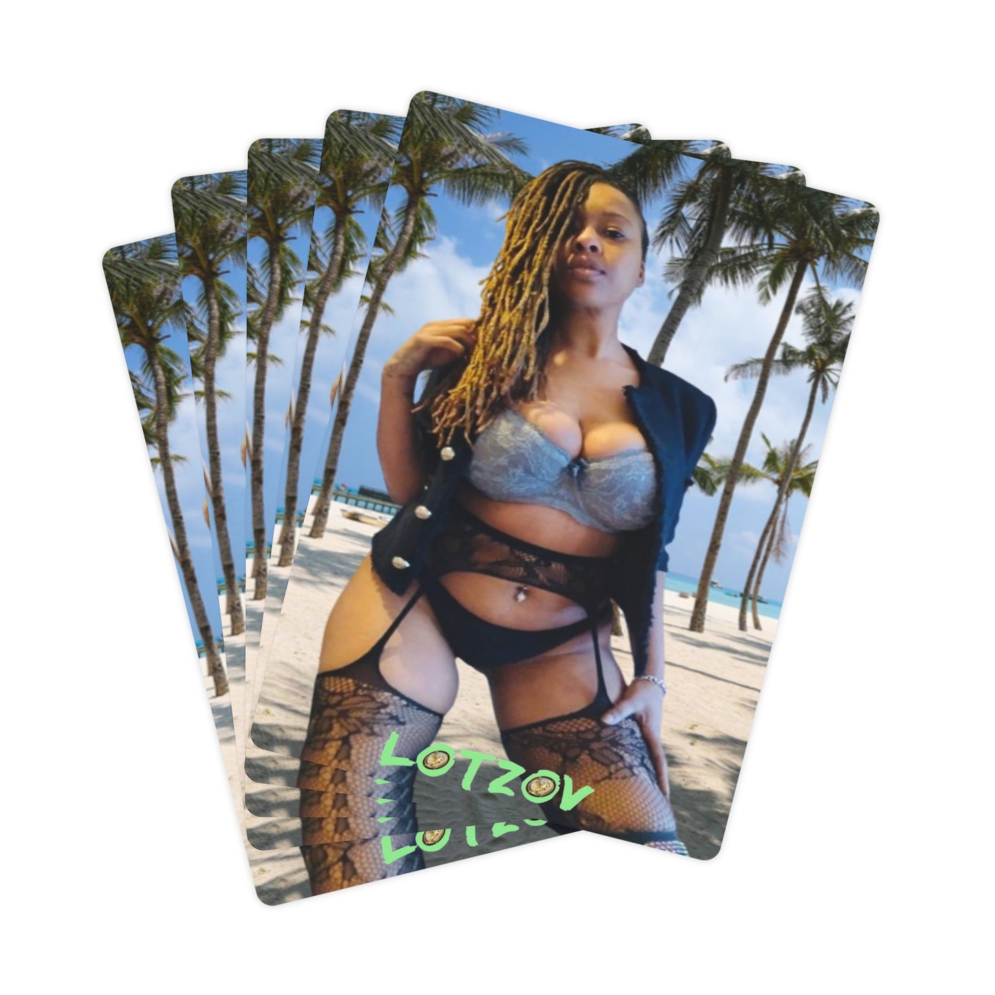 Model Magic (on the Beach) | Poker Cards