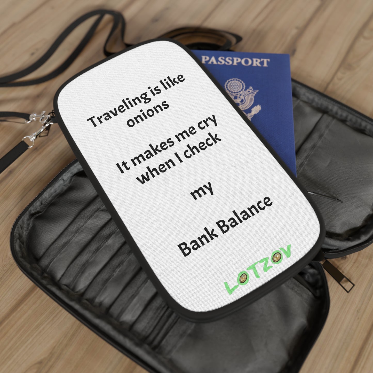 Traveling is like onions... | Passport Wallet