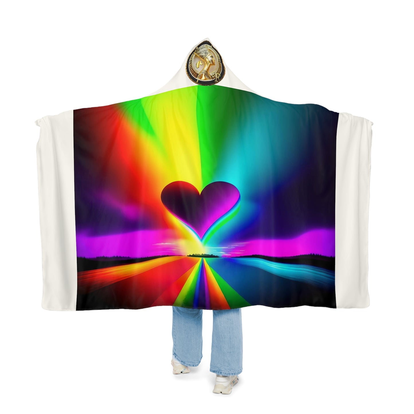 Love is in the Air with Plain Hoodie + | Snuggle Blanket