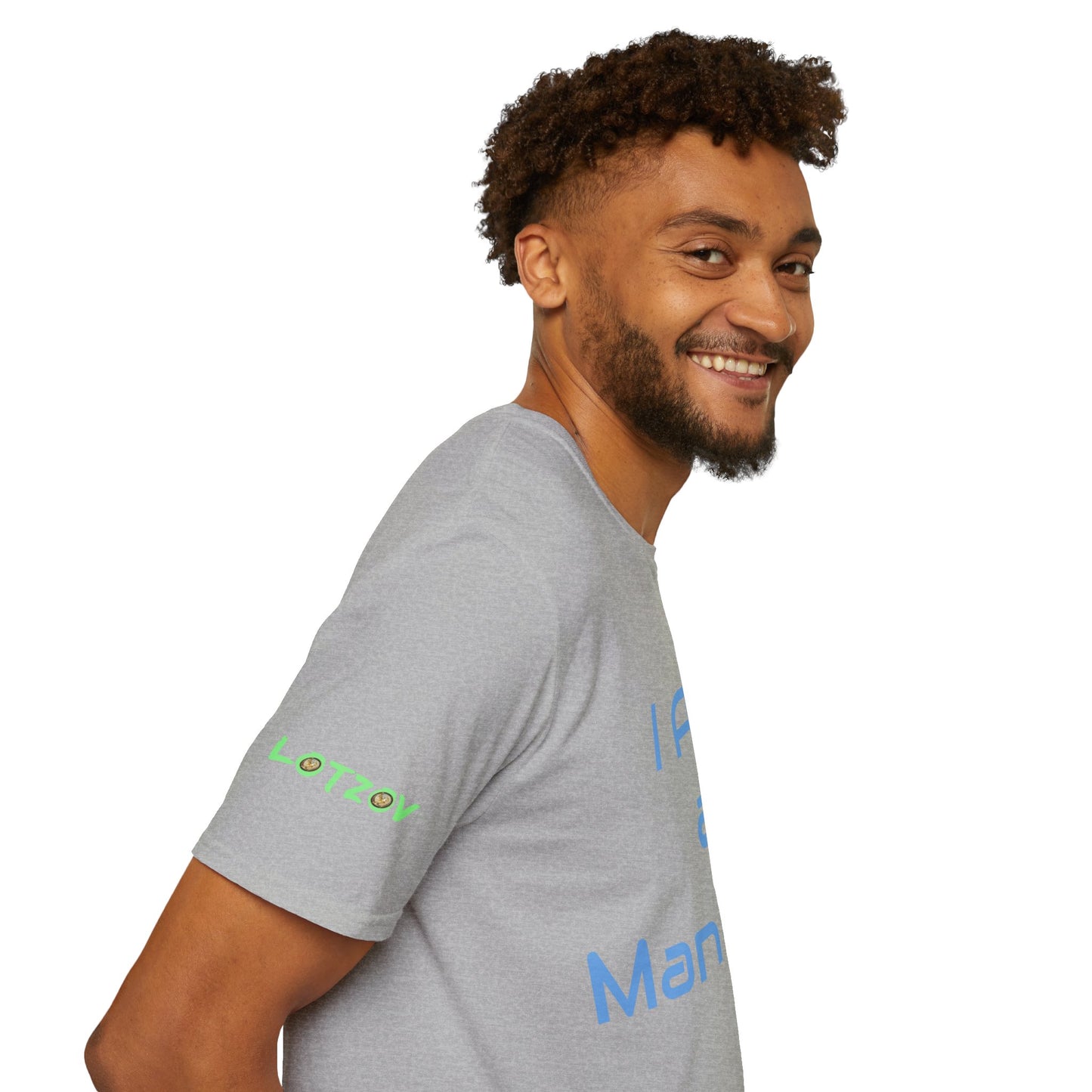 I am a Man who Radiates Positivity | Men's T-Shirt
