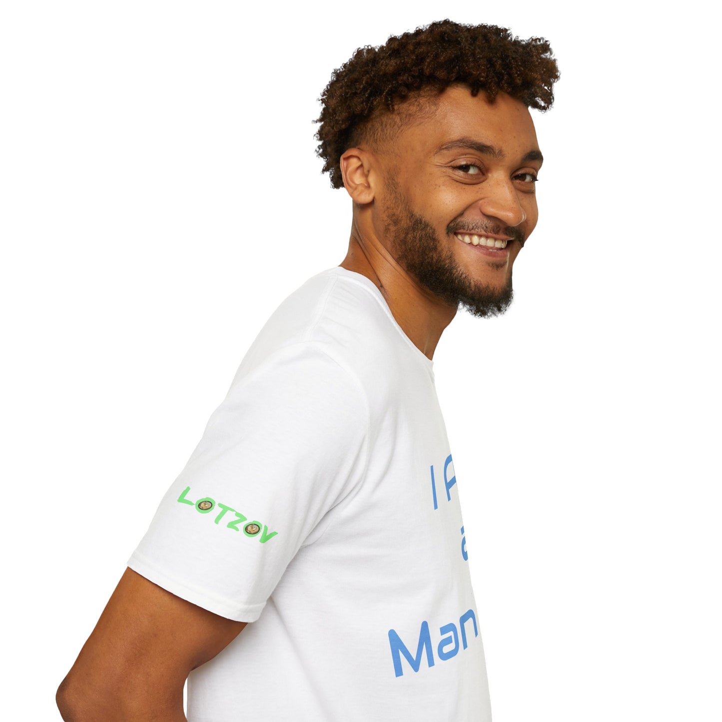 I am a Man who Radiates Positivity | Men's T-Shirt