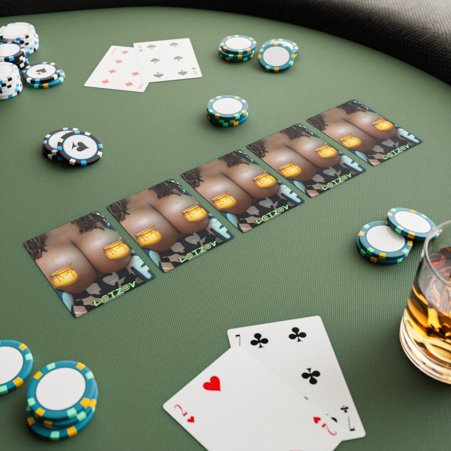 Busty-Licious (Honey) Nips | Poker Cards