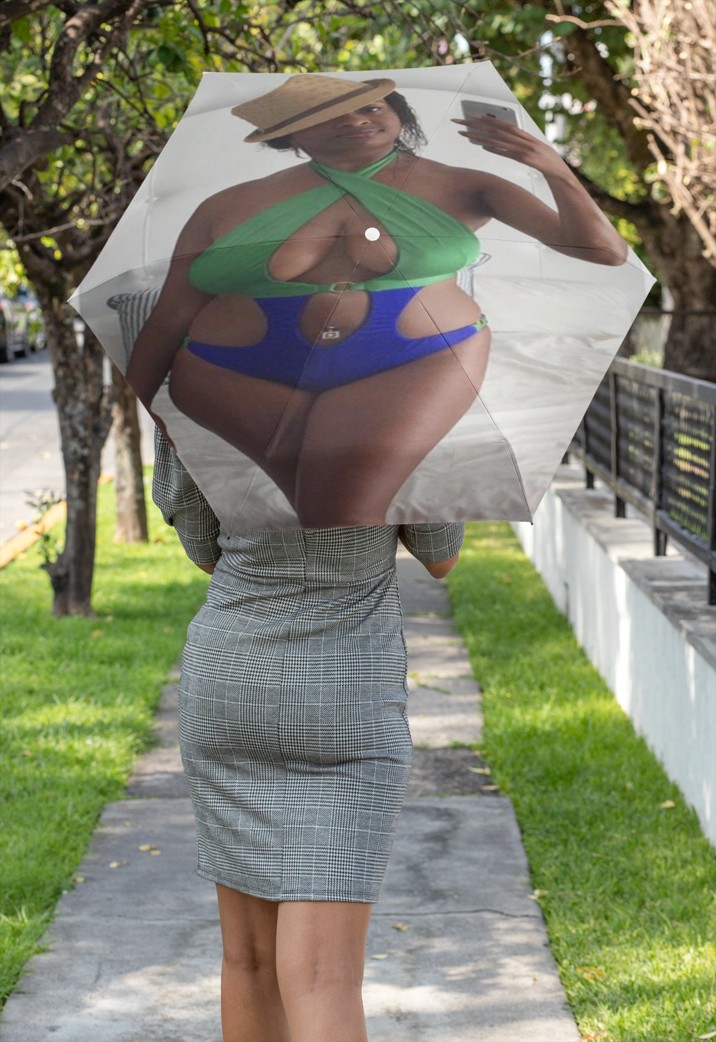 AquaChic Custom Swimwear | Foldable Umbrella