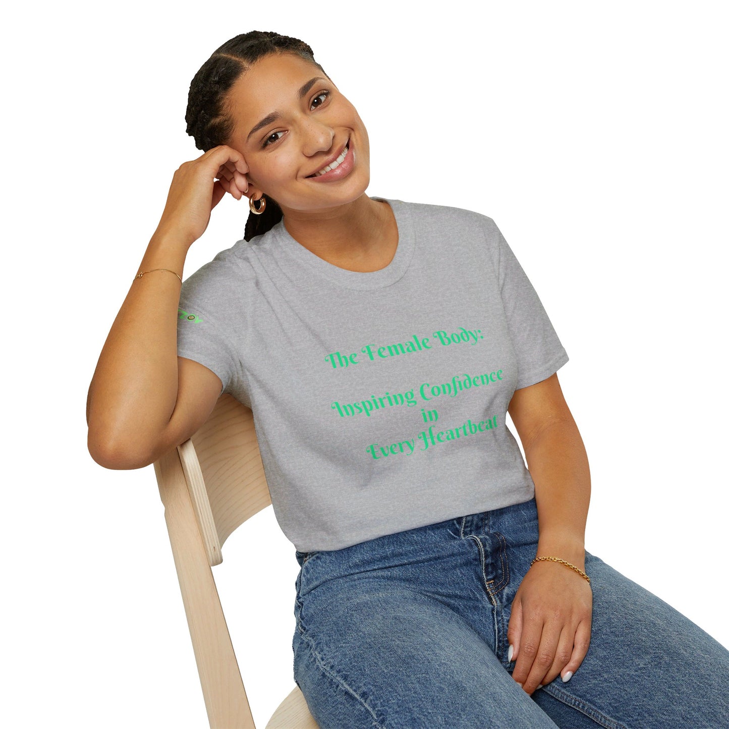 The Female Body: Inspiring Confidence in Every Heartbeat | T-Shirt