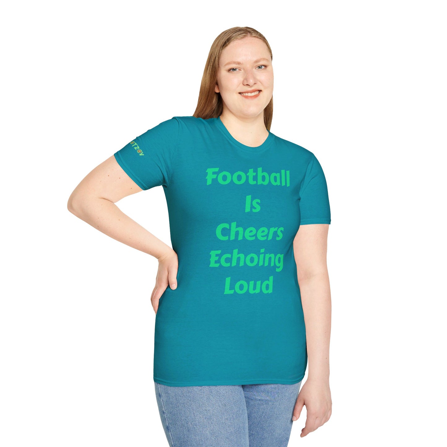 Football is cheers echoing loud | Men's T-Shirt