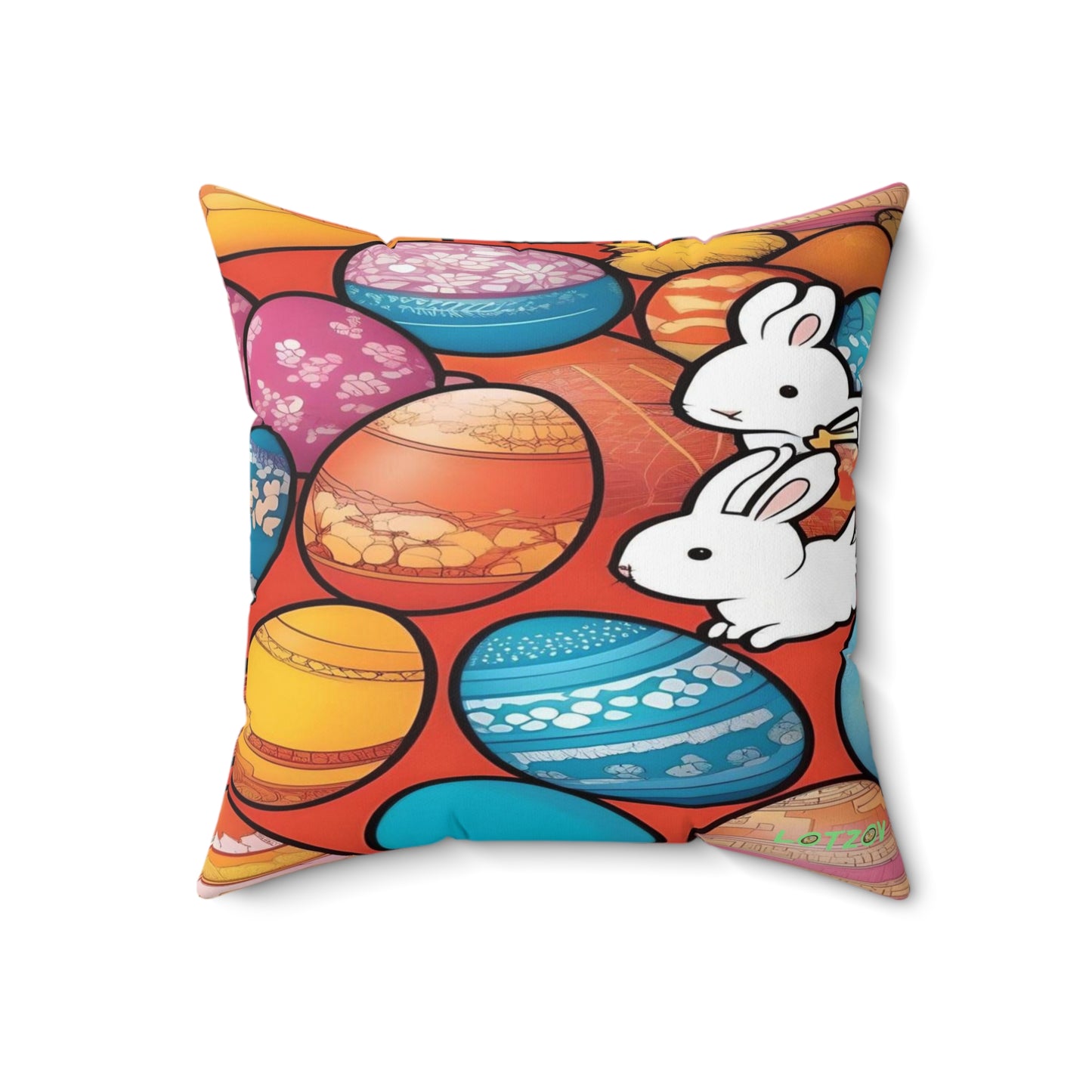 White Rabbits, Eggs Galore | Pillow