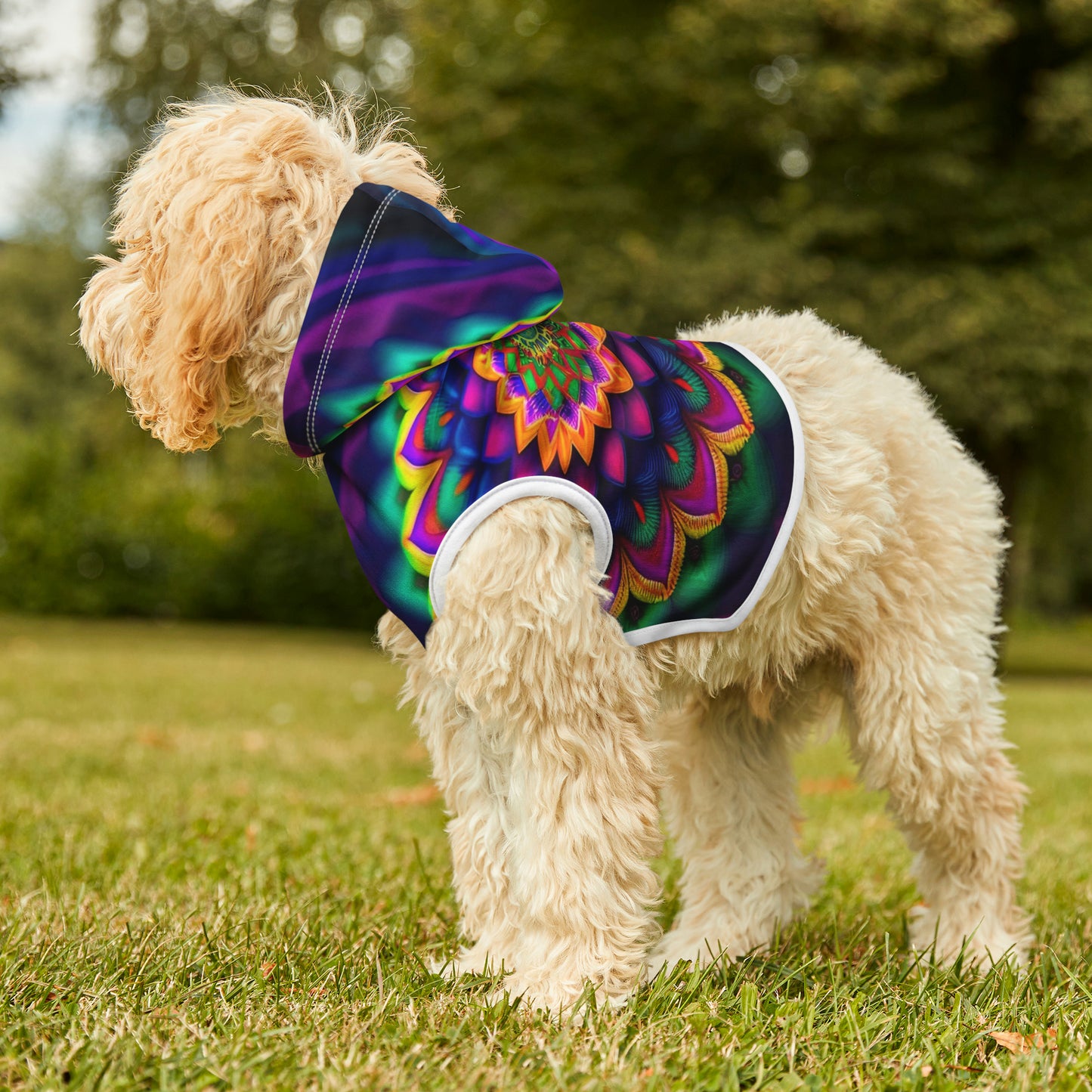 Rainbow Spiral | Pet Hoodie