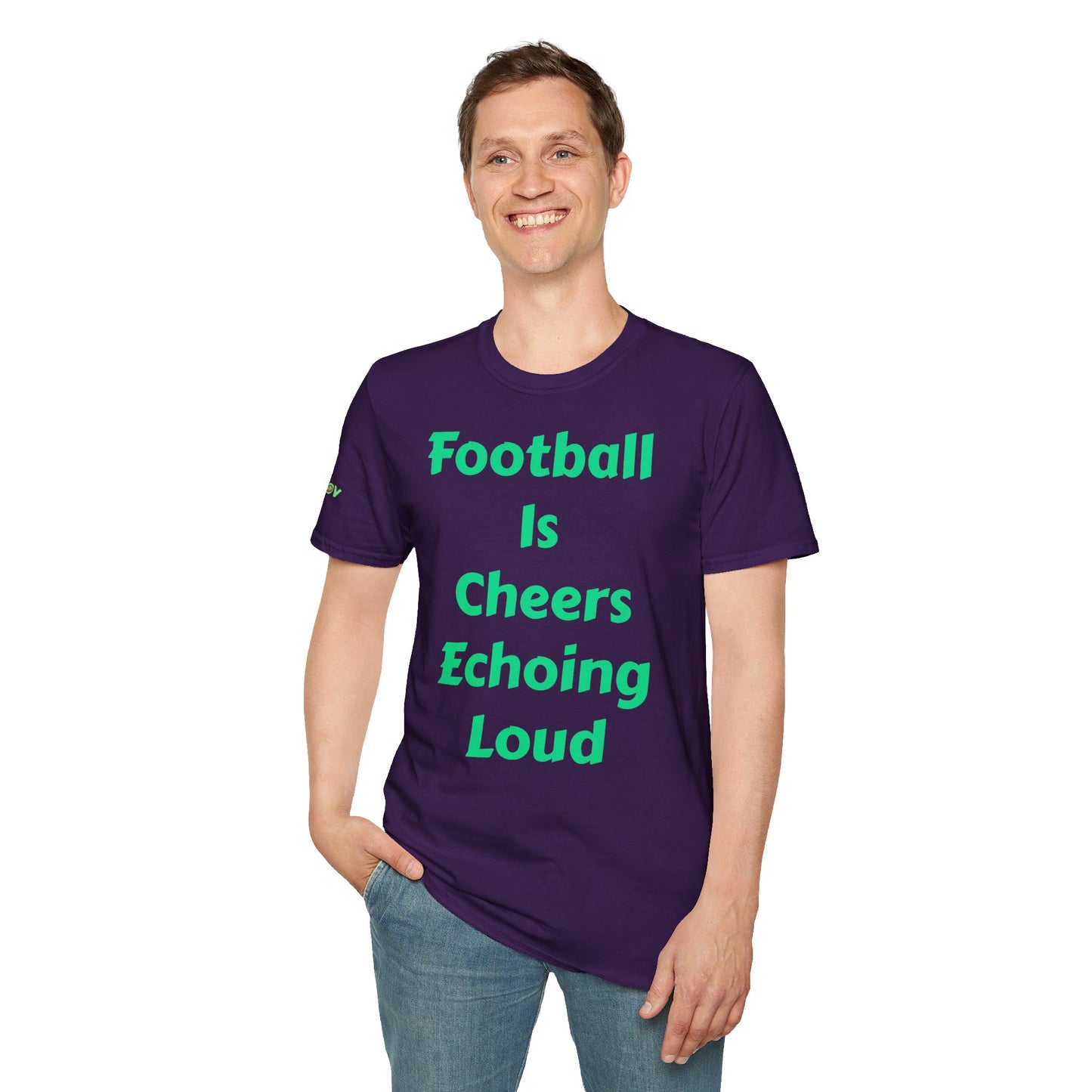 Football is cheers echoing loud | Men's T-Shirt