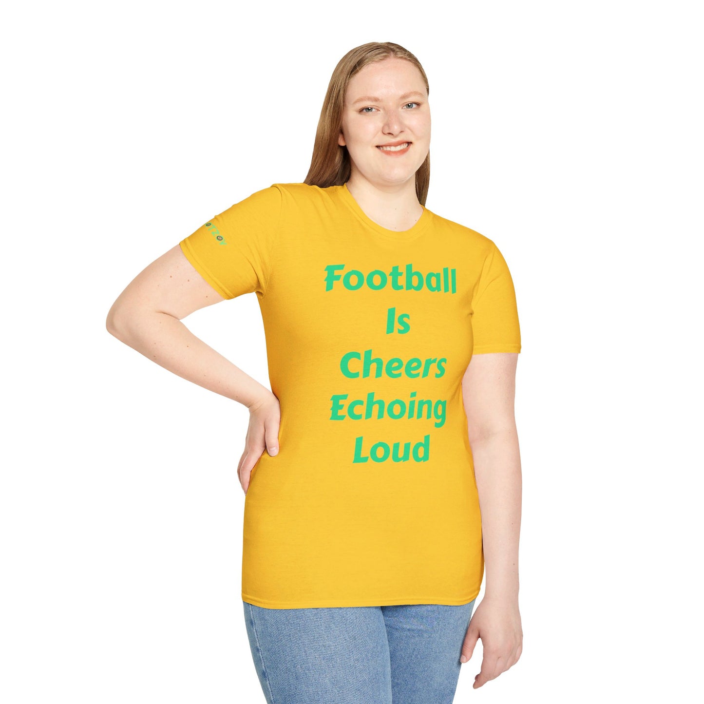 Football is cheers echoing loud | Men's T-Shirt