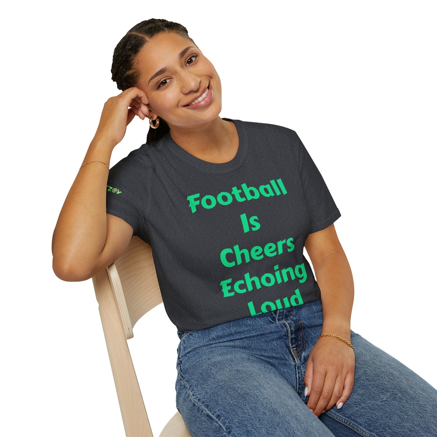 Football is cheers echoing loud | Men's T-Shirt