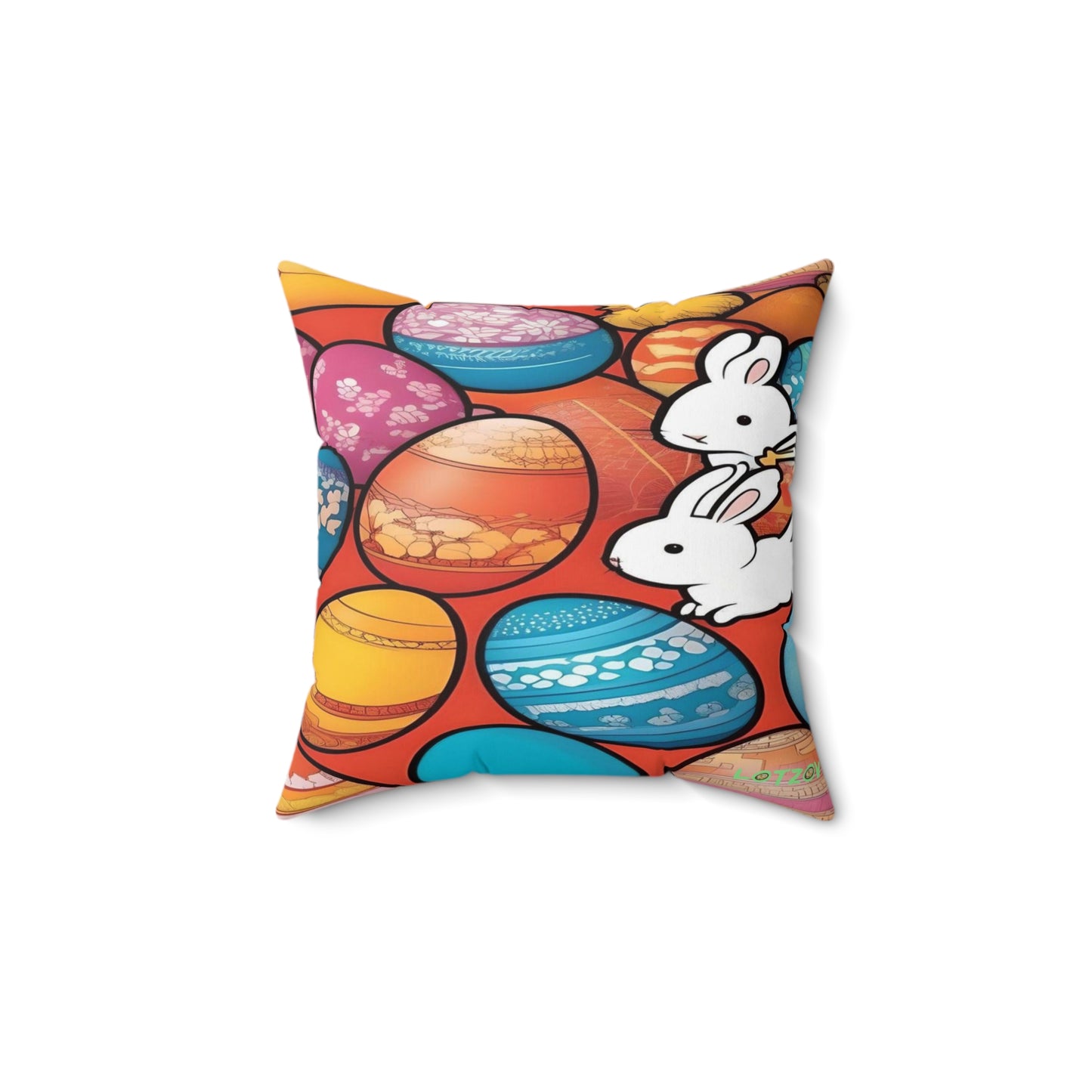 White Rabbits, Eggs Galore | Pillow