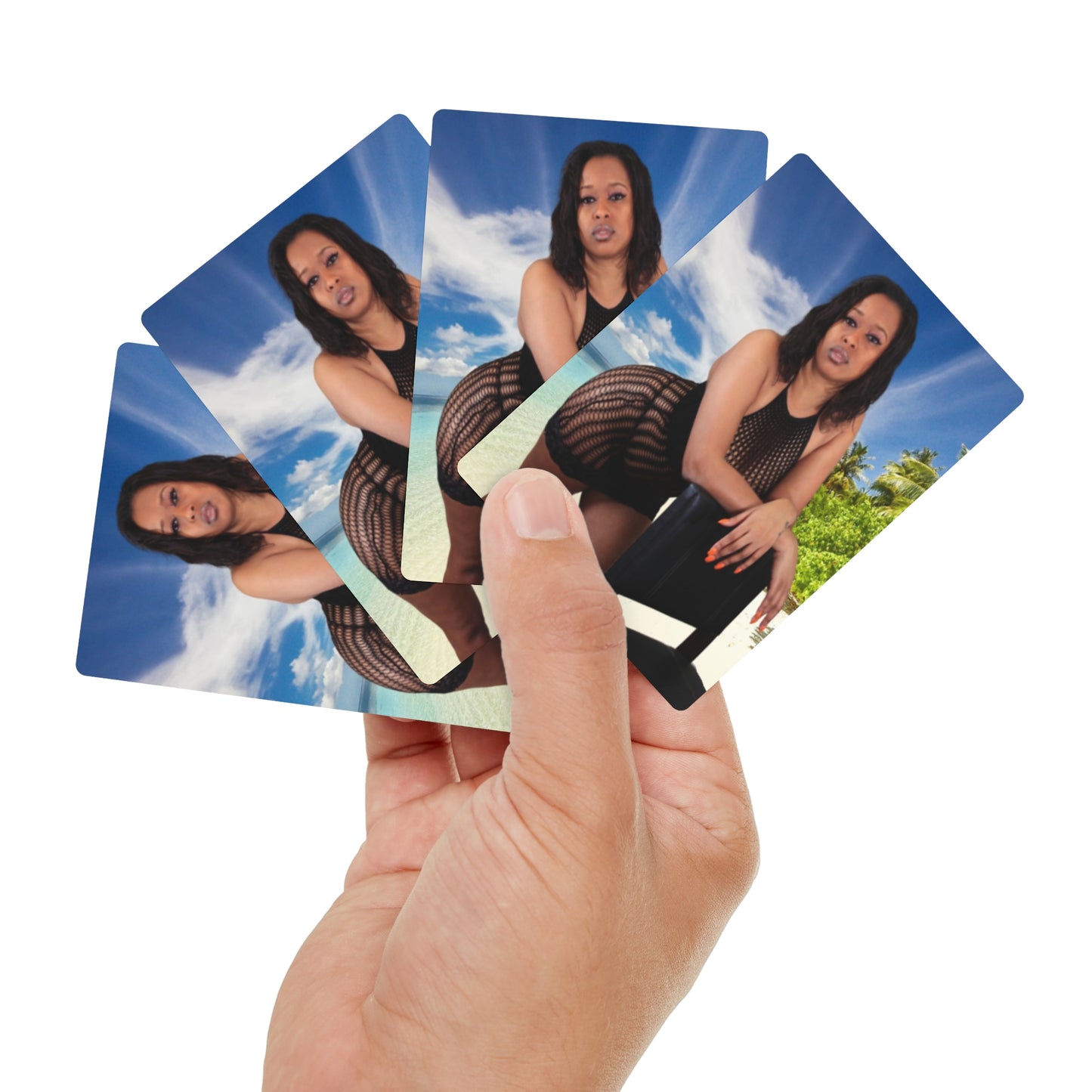 Seductive Net Elegance | Poker Cards