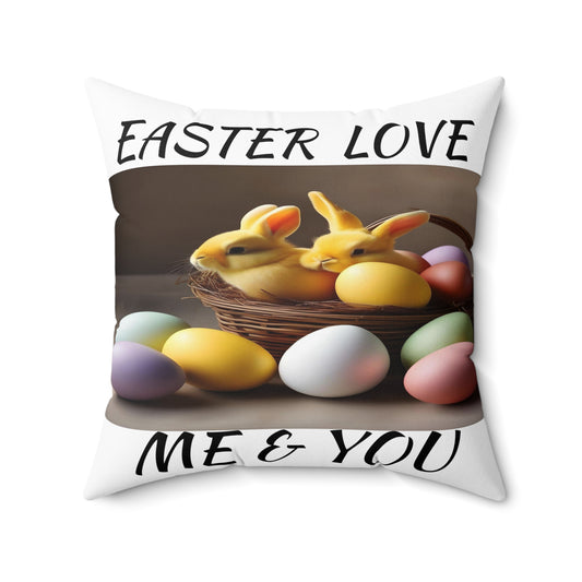 Basket Bunnies & Egg Delight with East Love Me & You | Pillow