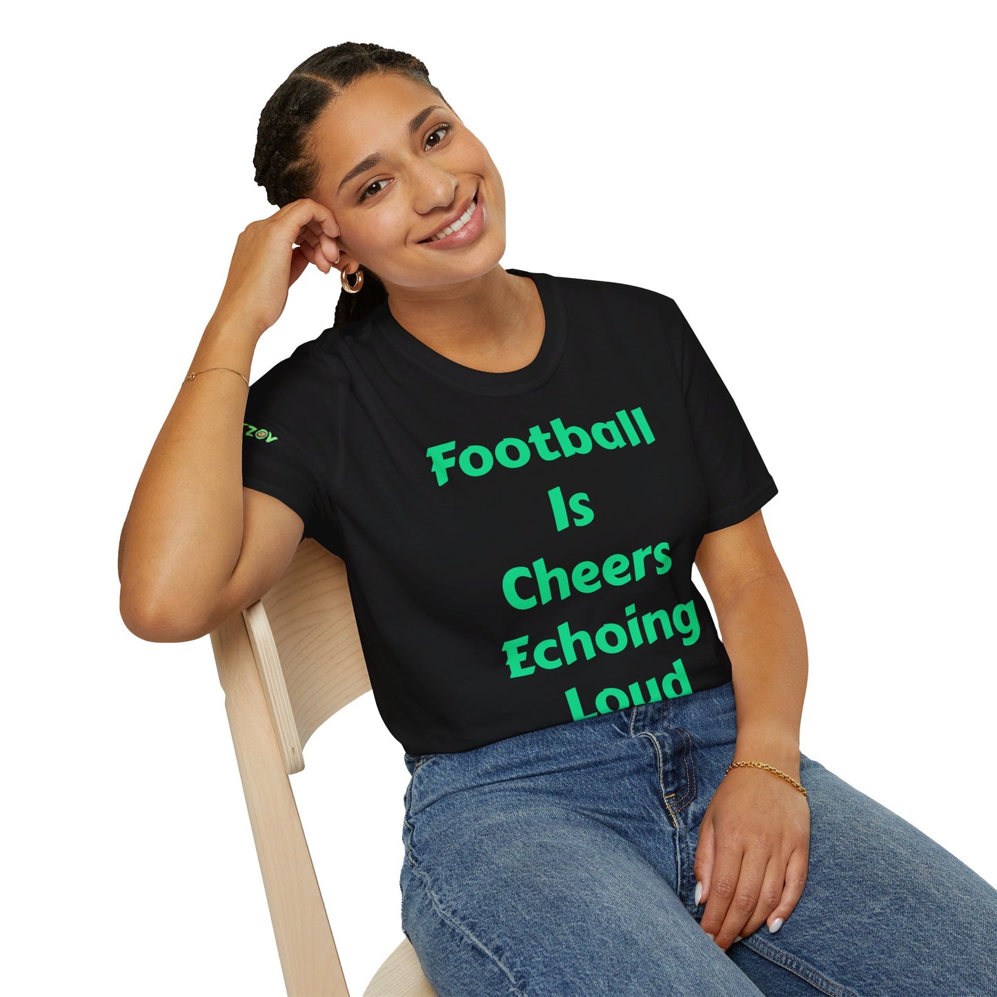 Football is cheers echoing loud | Men's T-Shirt