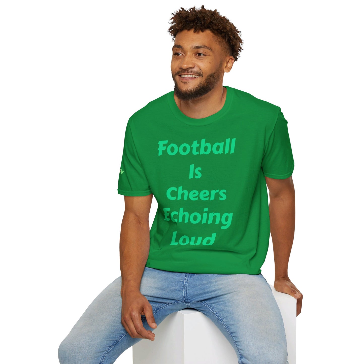 Football is cheers echoing loud | Men's T-Shirt