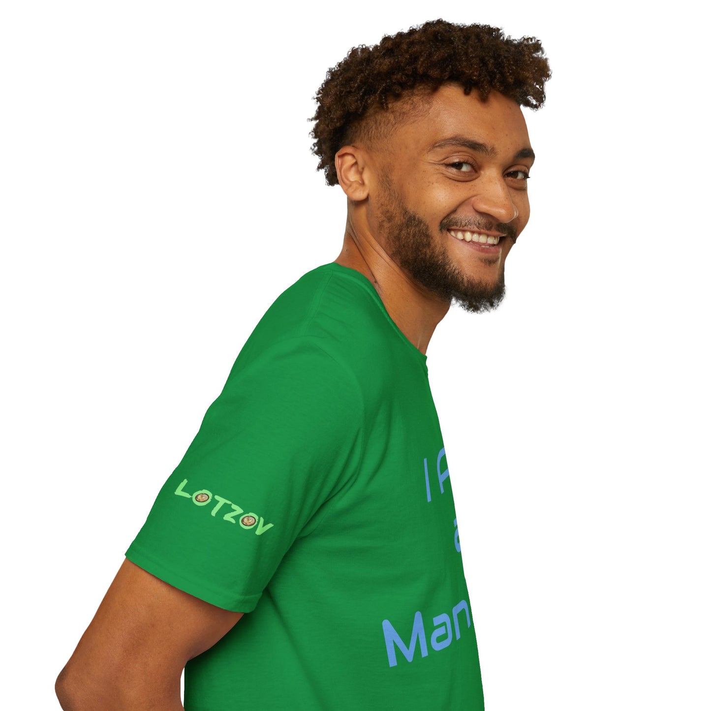 I am a Man who Radiates Positivity | Men's T-Shirt