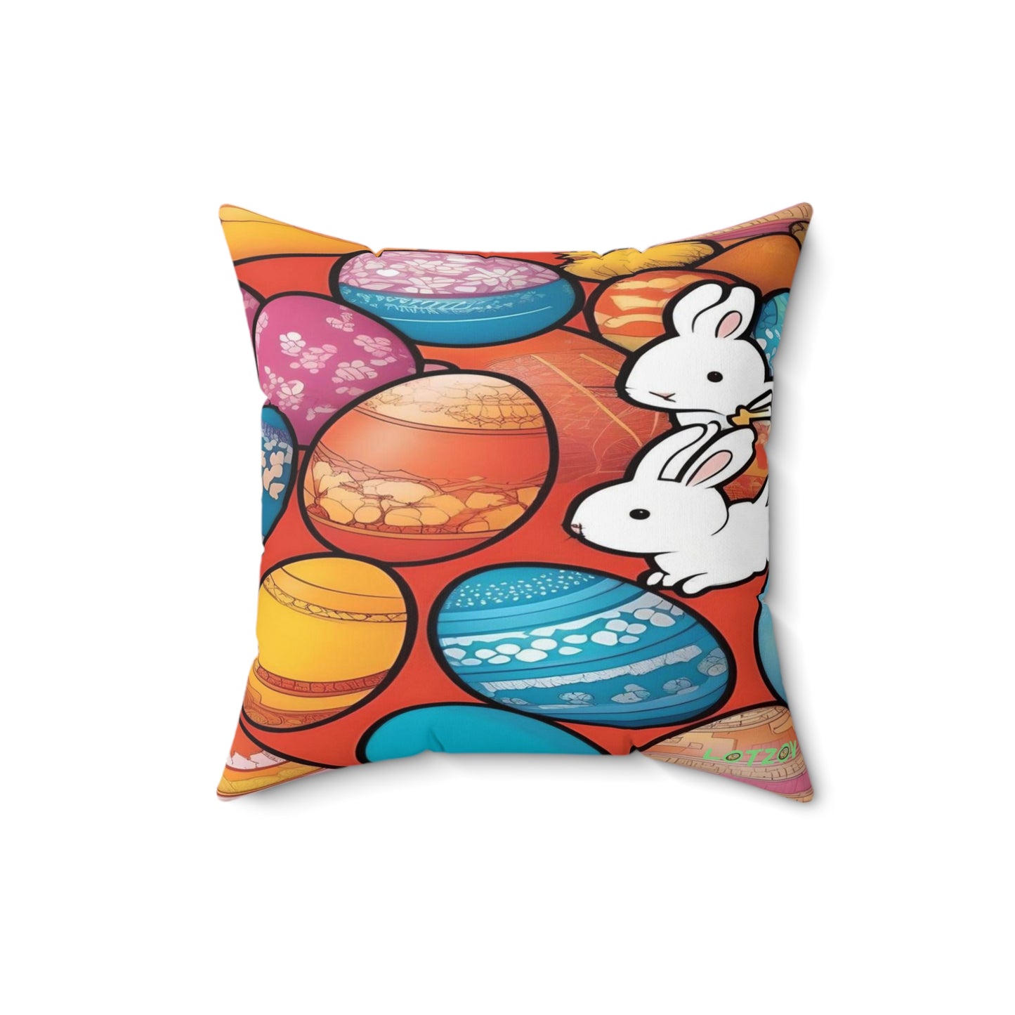White Rabbits, Eggs Galore | Pillow