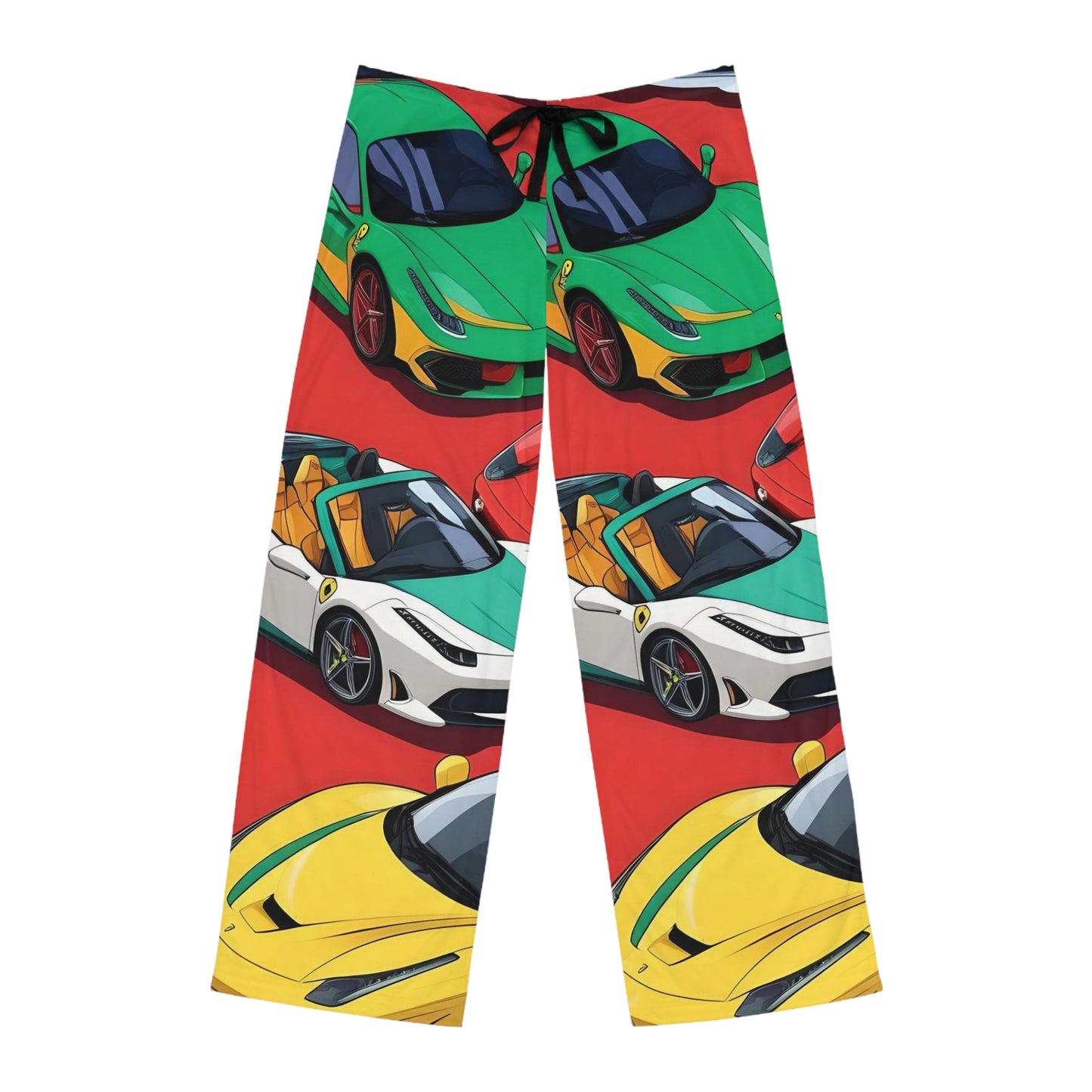 Ferrari's of Variety (Anime) in White | Men's Pajama Pants