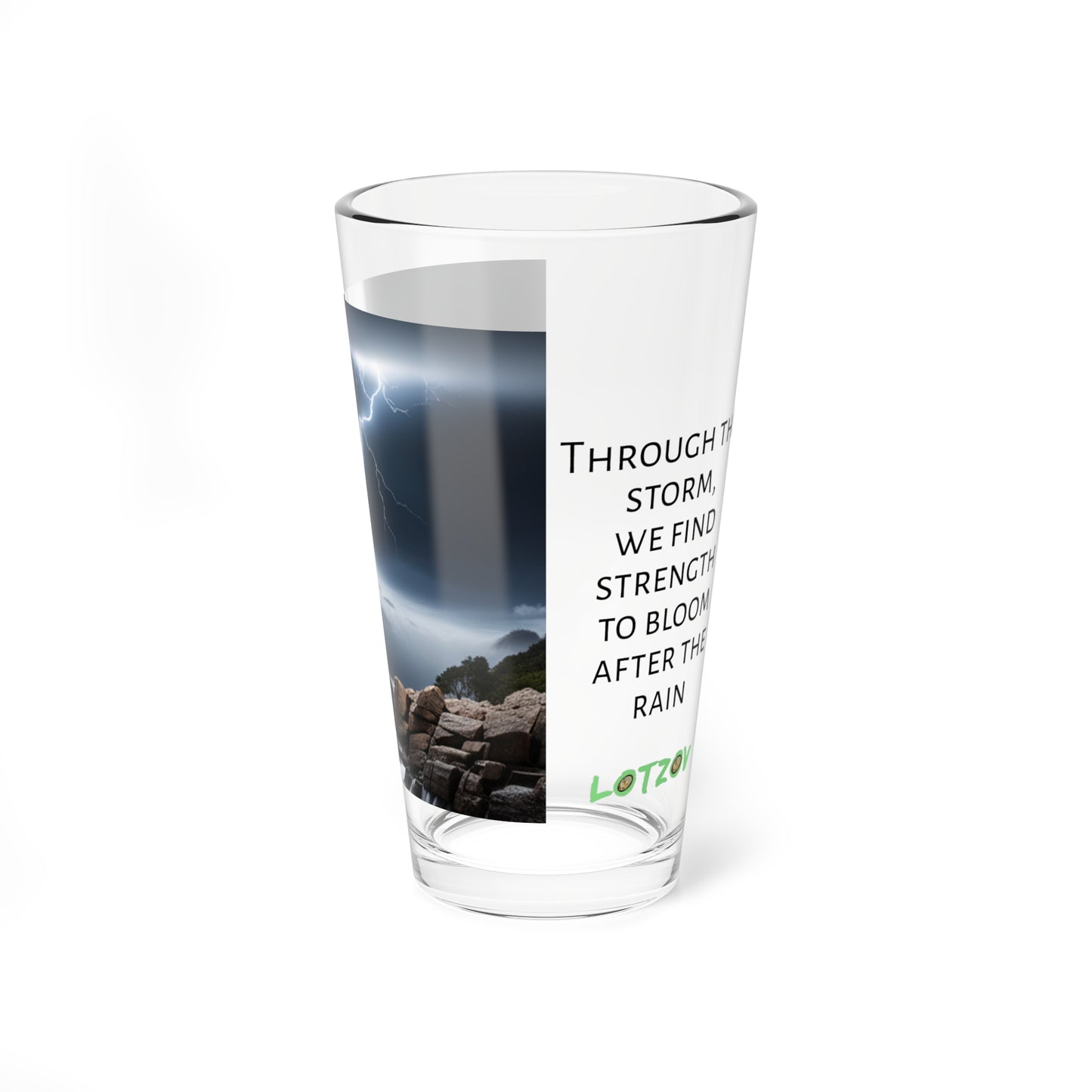 Through the Storm with Words | Glass