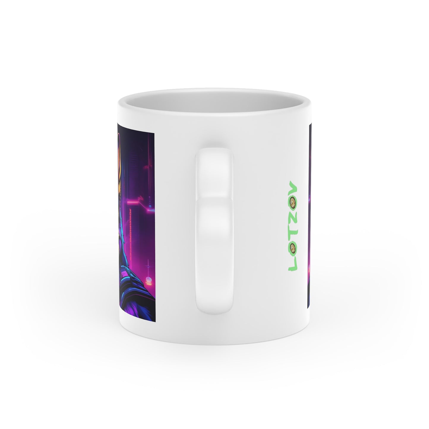 Neon Punk German Shepherd | Mug