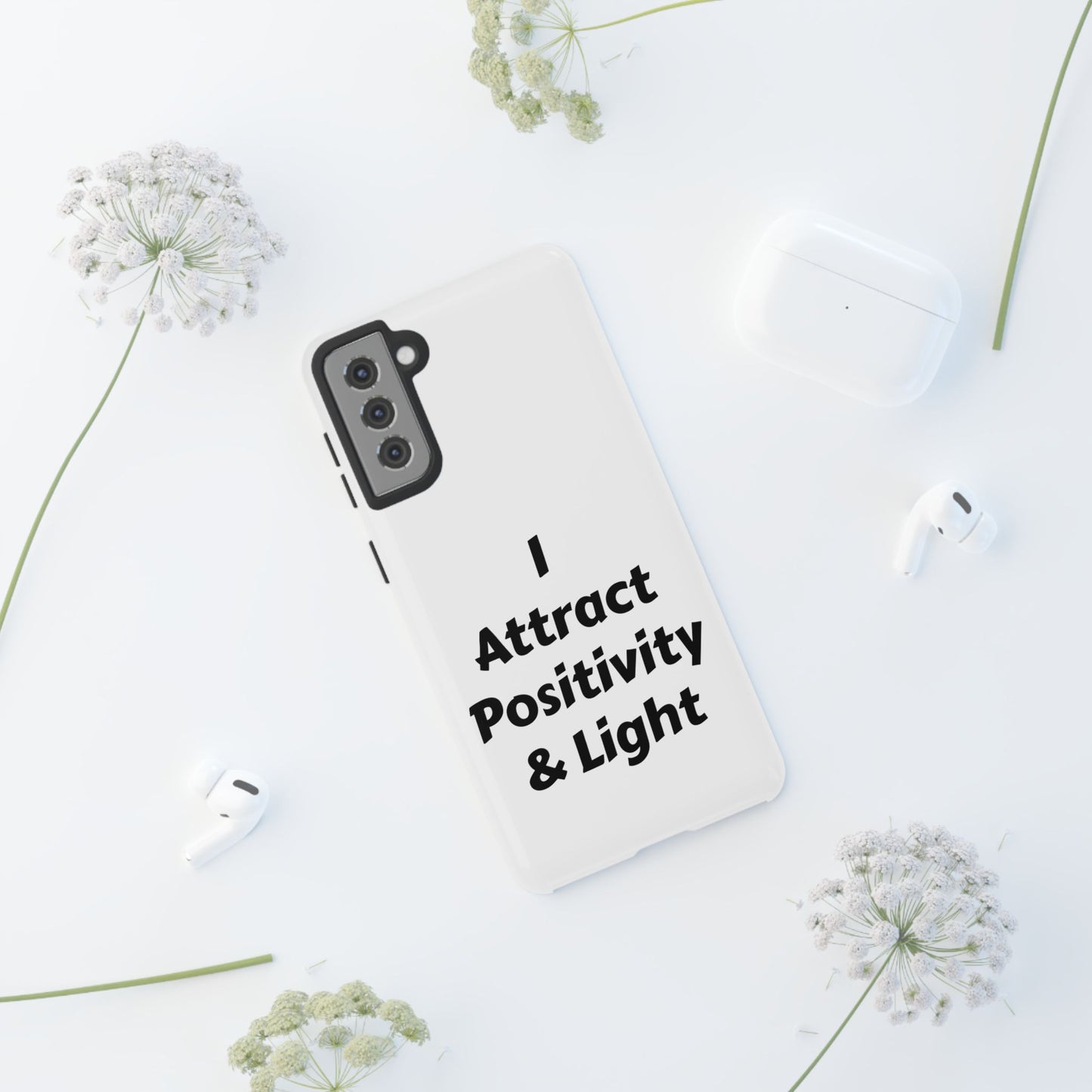 I Attract Positivity and Light | Tough Cases