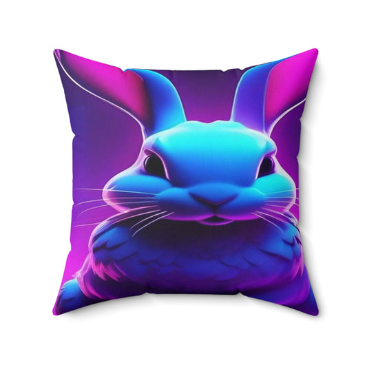 Purple Neon Easter Parade | Pillow