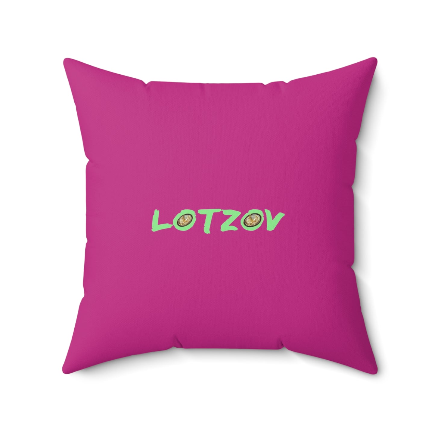 Purple Neon Easter (in Pink) with Happy Easter | Pillow