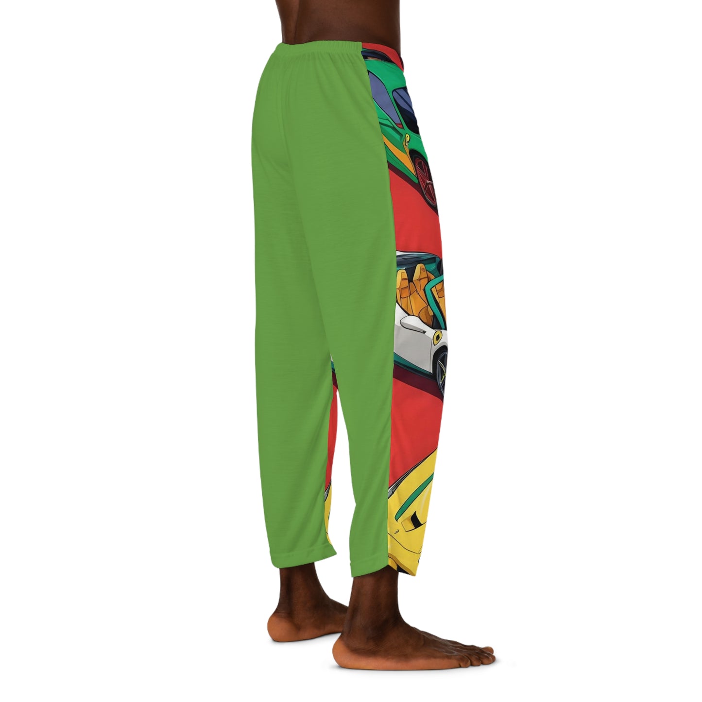 Ferrari's of Variety (Anime) in Green | Men's Pajama Pants