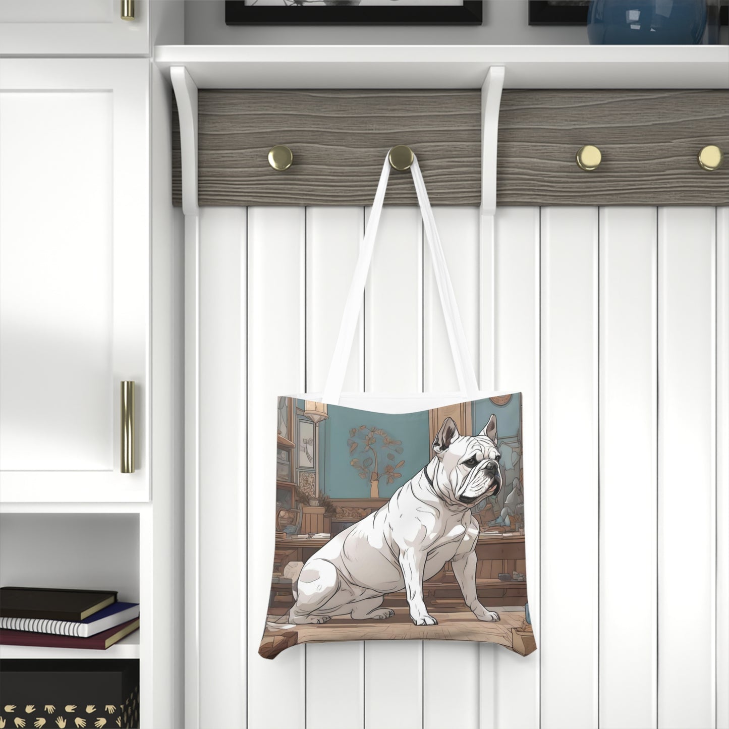 Snowball Cinematic Bull Dog | Tote Bag