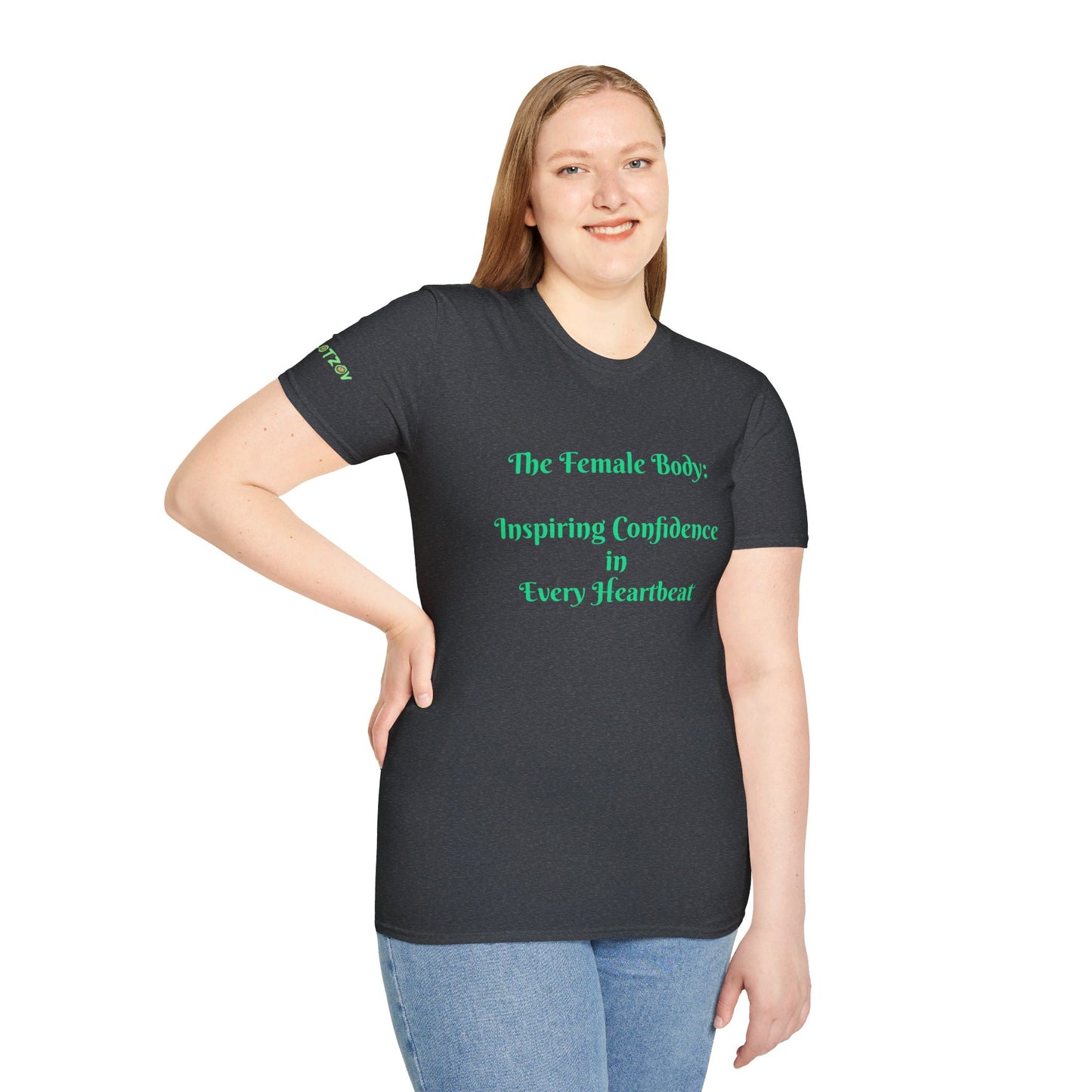 The Female Body: Inspiring Confidence in Every Heartbeat | T-Shirt