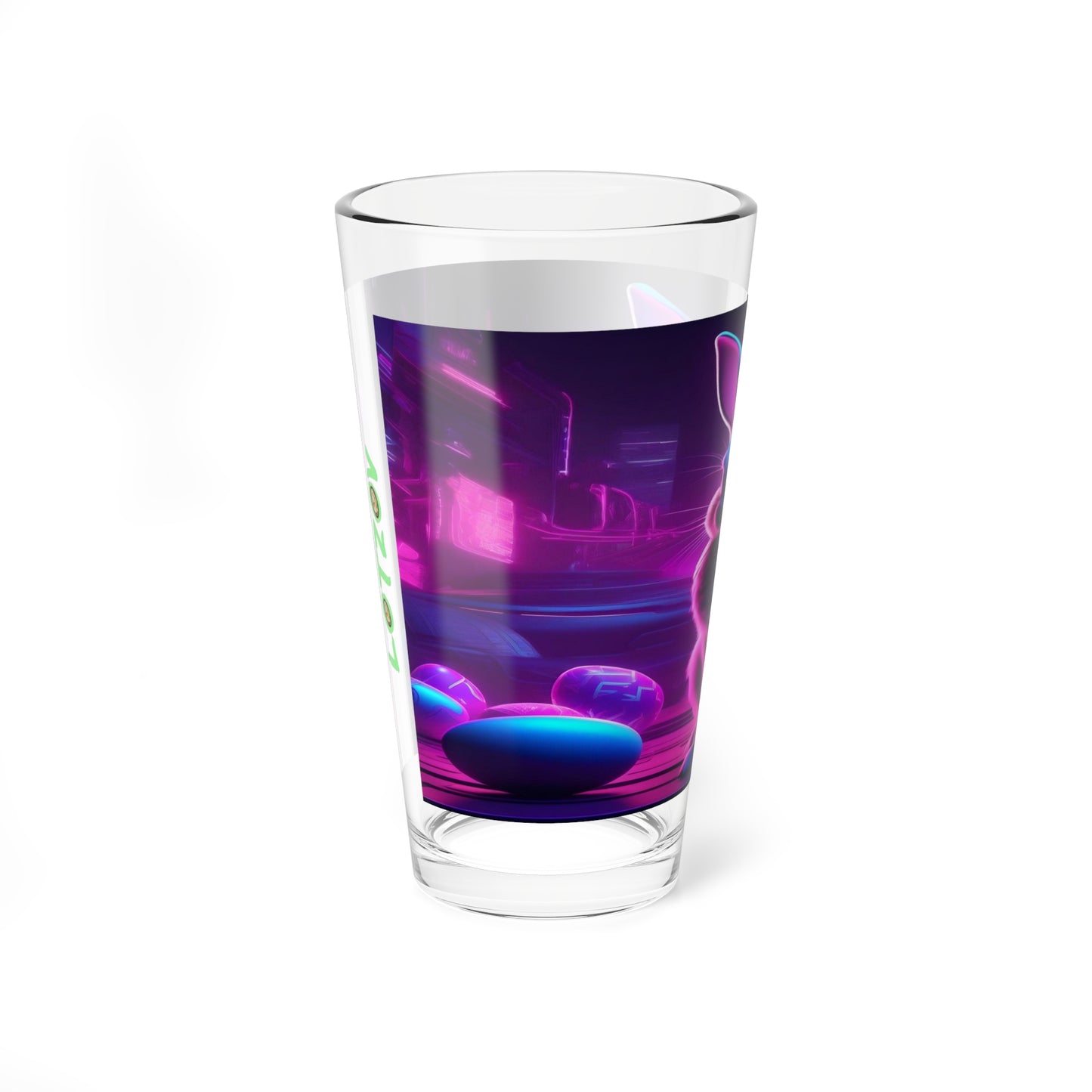 Purple Neon Easter Parade | Glass