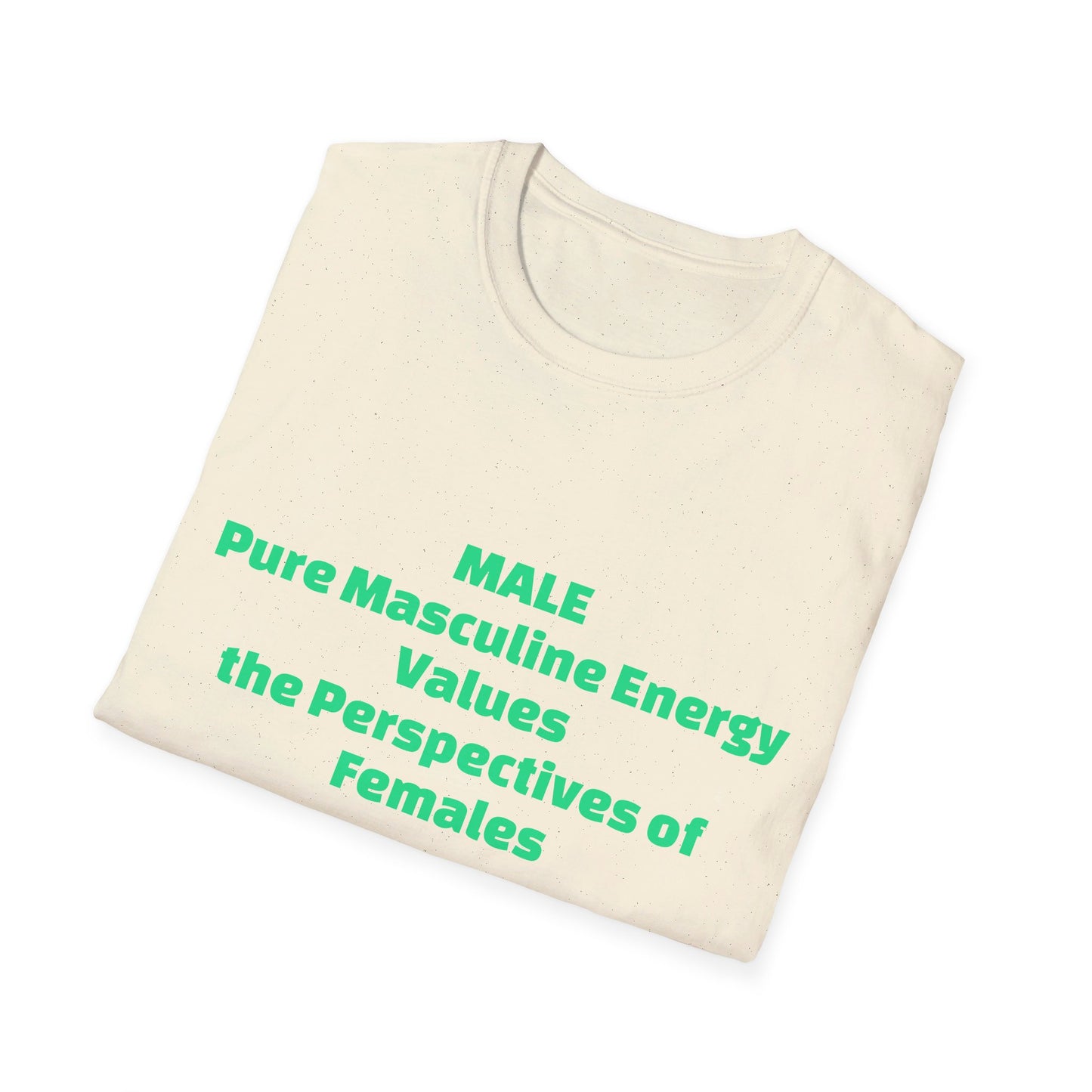 Male Pure Masculine Energy Values the Perspectives of Females | Men's T-Shirt