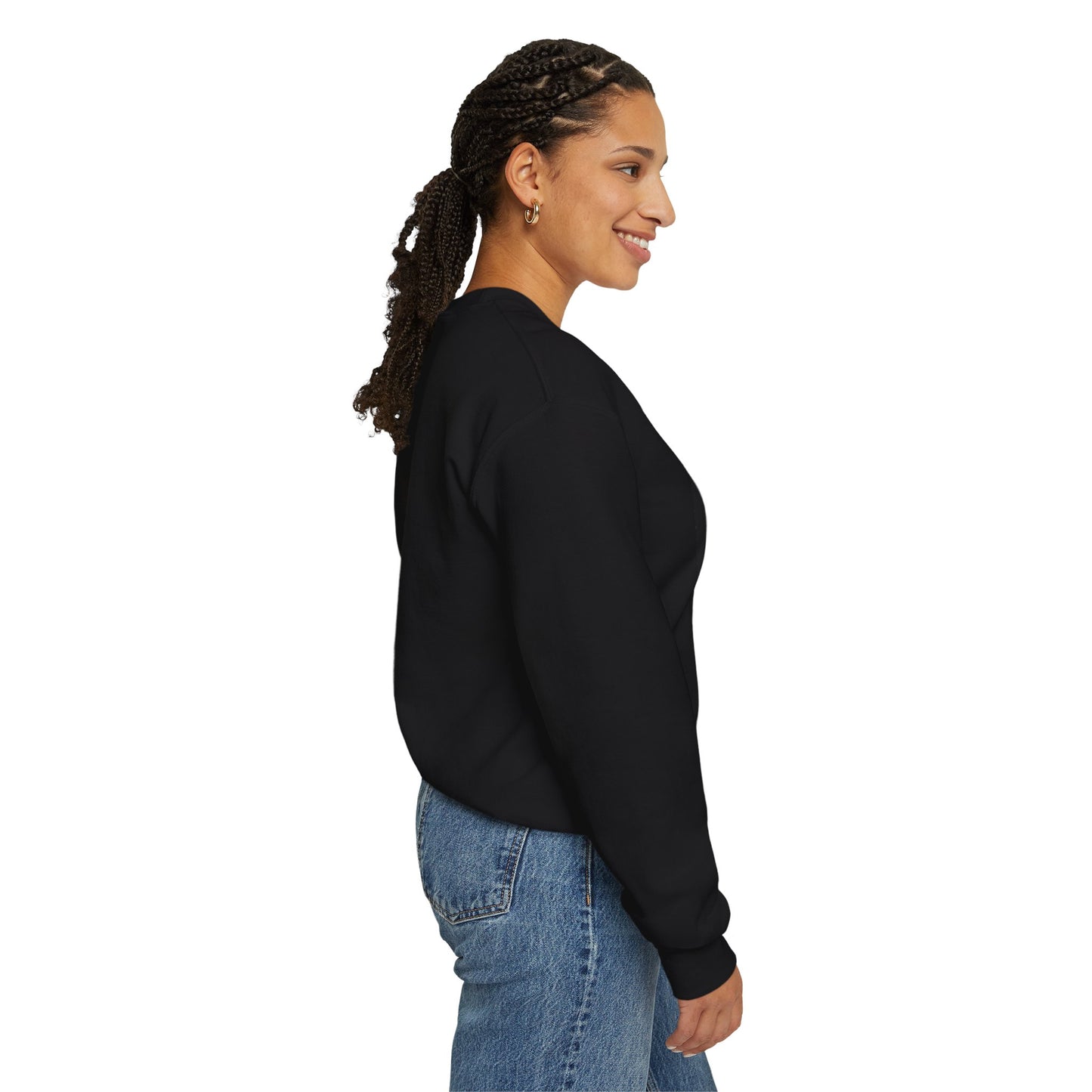 If U Don't Deal With It, It Will Deal With U | Unisex Sweatshirt with (LOTZOV) Logo left sleeve.
