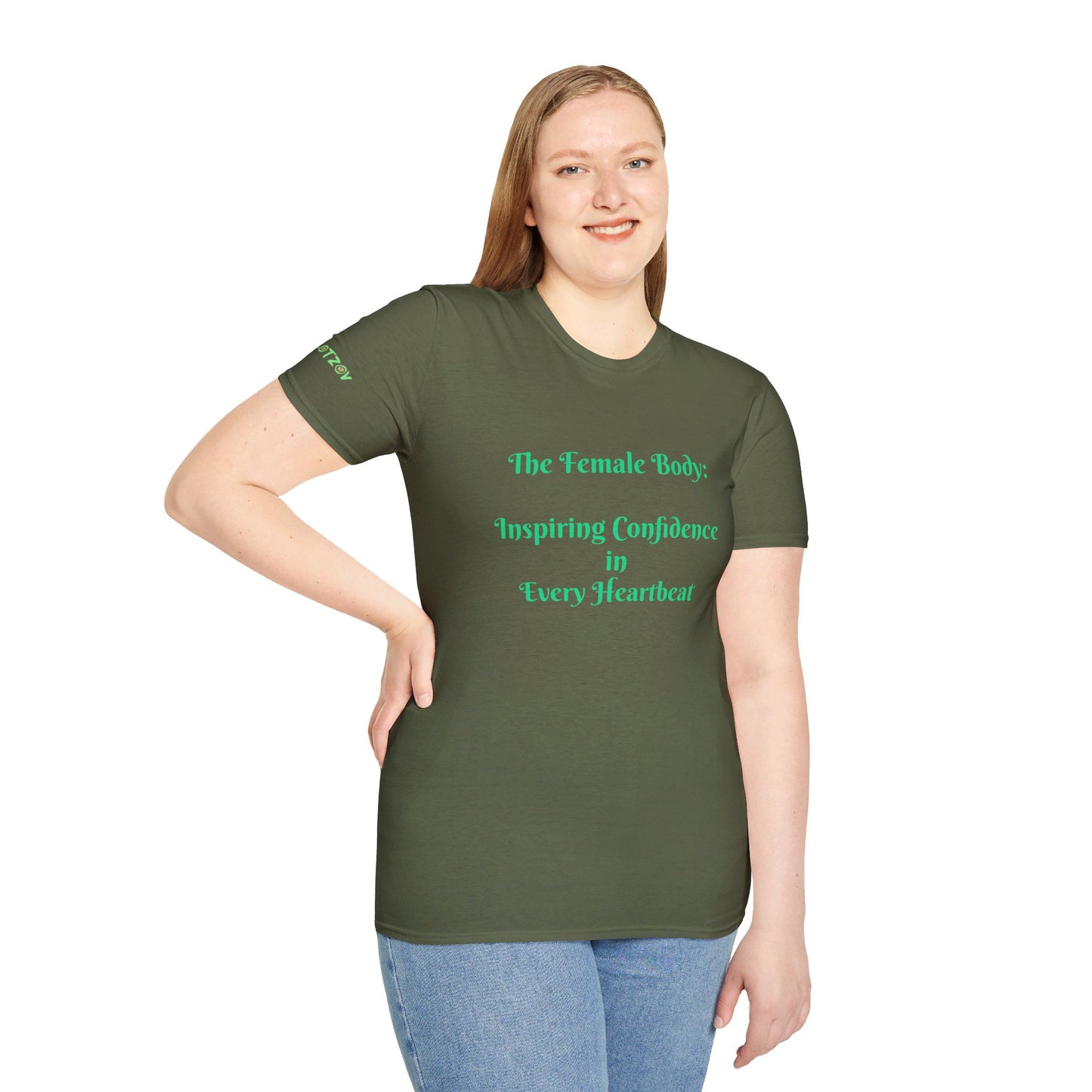 The Female Body: Inspiring Confidence in Every Heartbeat | T-Shirt