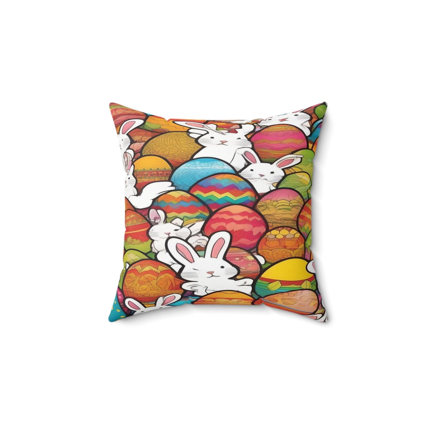 White Rabbits & Easter Eggs | Pillow