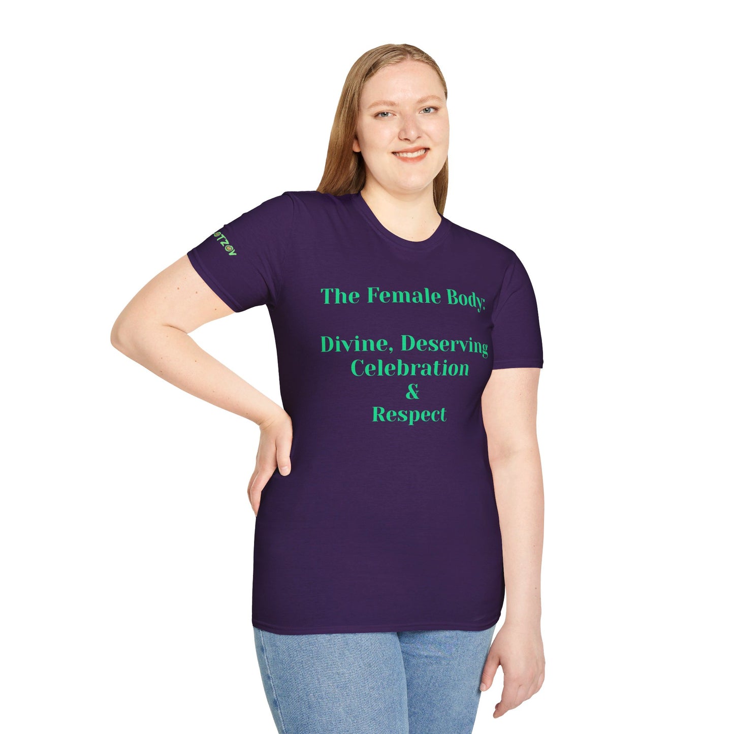 The Female Body: Divine, Deserving Celebration, and Respect | T-Shirt